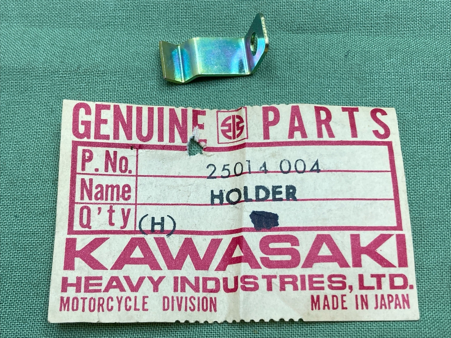 QTY 2 NEW GENUINE KAWASAKI 25014-004 HOLDER-METER CASE COV