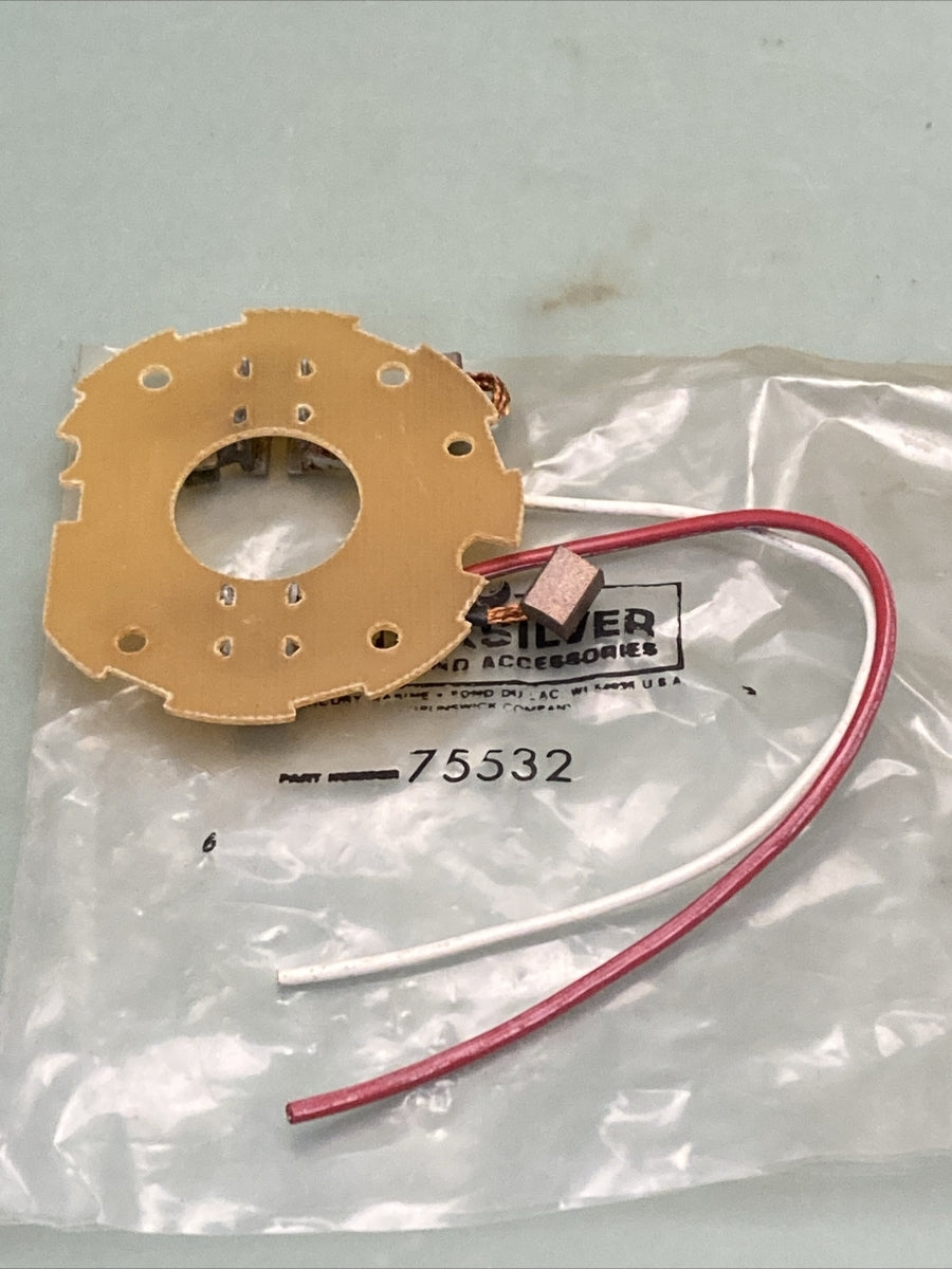 NEW GENUINE MERCURY QUICKSILVER 75532 BRUSH CARD ASSEMBLY