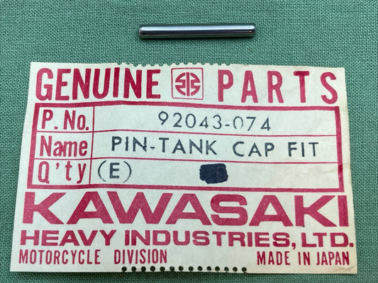 NEW GENUINE KAWASAKI 92043-074 PIN-TANK CAP FIT