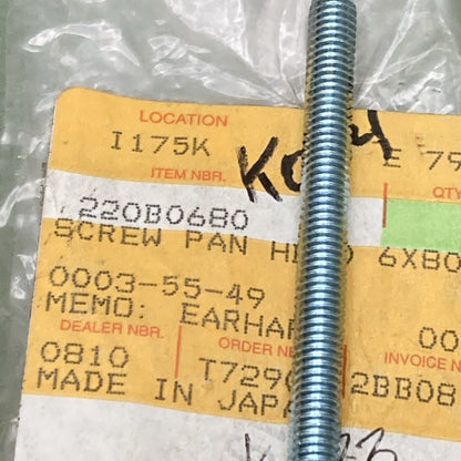 NEW REPLACES KAWASAKI 220B0680 CRANKCASE Screw Pan Head 6X40