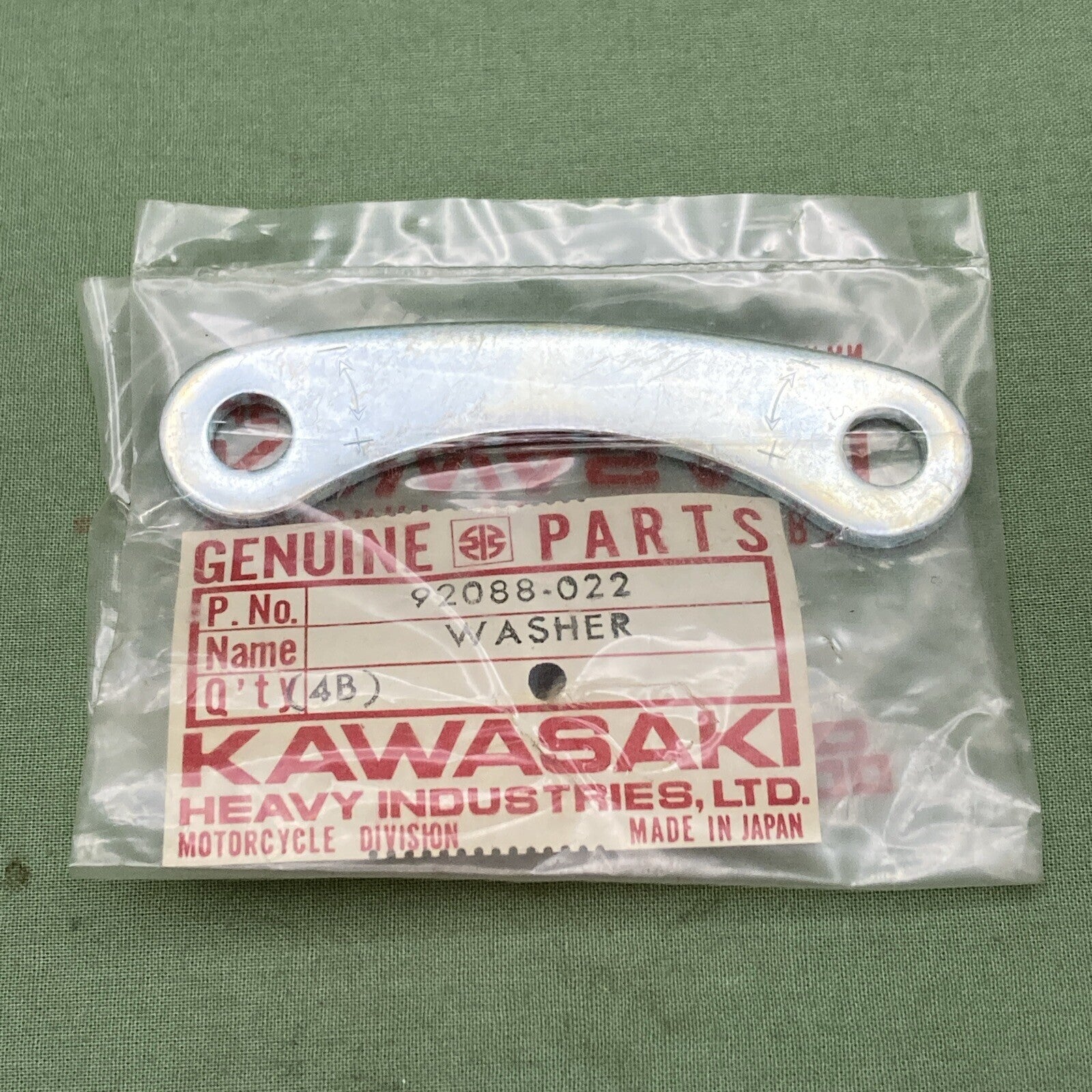 QTY 5 NEW GENUINE KAWASAKI 92088-022 Rocker Arms/Valves Washer Lock ...