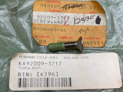 NEW REPLACES KAWASAKI 92009-3717 SCREW, 6X25 ENGINE HOOD