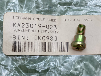 QTY 3 NEW REPLACES KAWASAKI 23019-023 PAN SCREW, HEADLIGHT