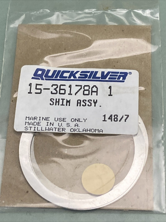 NEW GENUINE MERCURY QUICKSILVER 15-36178A 1 SHIM ASSEMBLY