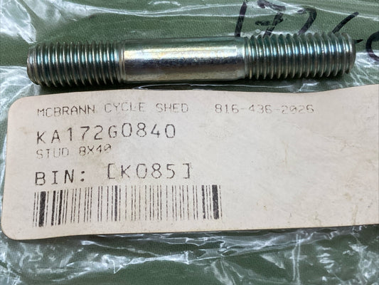 NEW REPLACES KAWASAKI 172G0840 CYLINDER HEAD BOLT-STUD