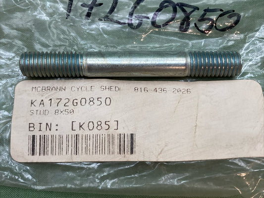 NEW REPLACES KAWASAKI 172G0850 CRANKCASE STUD 8X50