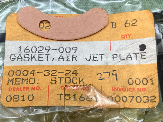 NEW REPLACES KAWASAKI 16029-009 GASKET,AIR JET PLATE