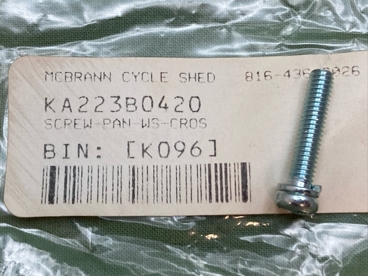 QTY 3 NEW REPLACES KAWASAKI 223B0420 SCREW-PAN-WS-CROS