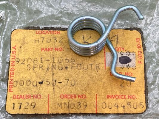 NEW REPLACES KAWASAKI 92081-1066 SPRING,FOOTREST STEP