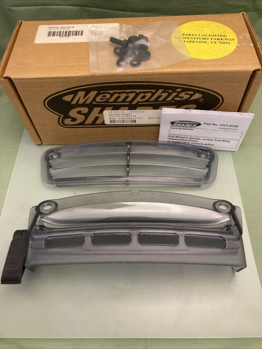 NEW MEMPHIS SHADES 2321-0145 WINDSHIELD VENT FOR GOLDWING 1800
