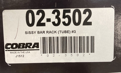 NEW COBRA 02-3502 SISSY BAR RACK TUBE #3