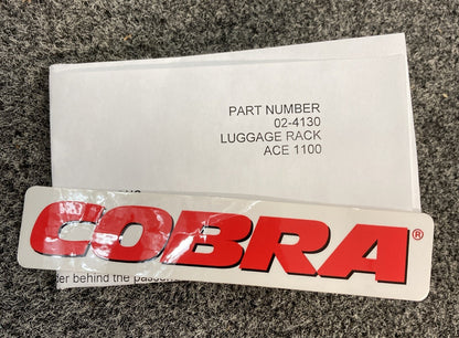 NEW COBRA 02-4130 LUGGAGE RACK ACE 1100