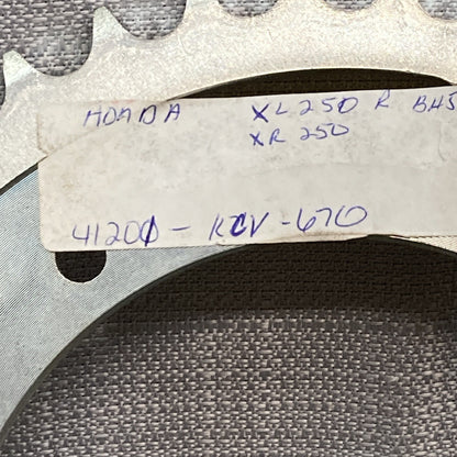 NEW REPLACES HONDA 41201-KCV-670 SPROCKET, FINAL DRIVEN (48T)