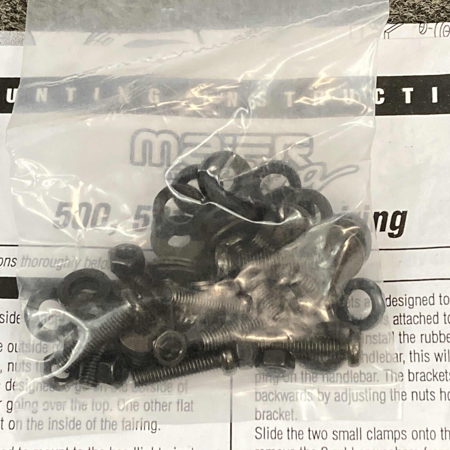 NEW MAIER MFG INC MF500E SPORT FAIRING KIT LGE RECT HD