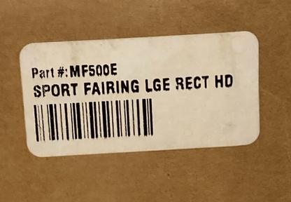 NEW MAIER MFG INC MF500E SPORT FAIRING KIT LGE RECT HD