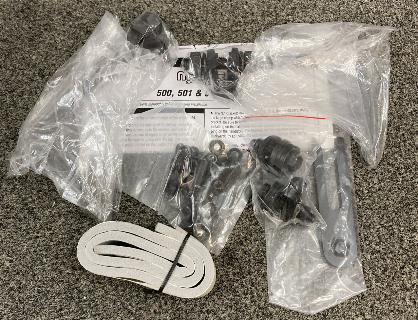 NEW MAIER MFG INC MF500E SPORT FAIRING KIT LGE RECT HD