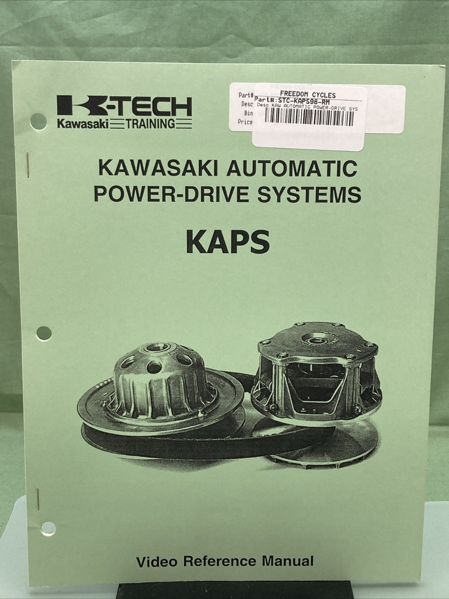 KAWASAKI STC-KAPS98-RSJ/DSC/PES AUTOMATIC POWER-DRIVE SYSTEM VIDEO REF MANUAL