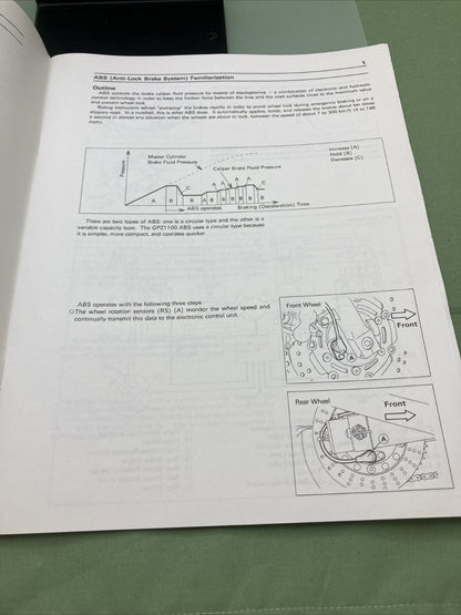 GENUINE KAWASAKI 99964-0059-01 GPZ1100 ABS TRAINING MANUAL