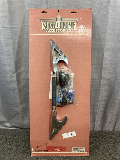 NEW SHOW CHROME 52-540 CRUIS WING BILLET LIGHTED TOURBOX HANDLE UNIVERSAL