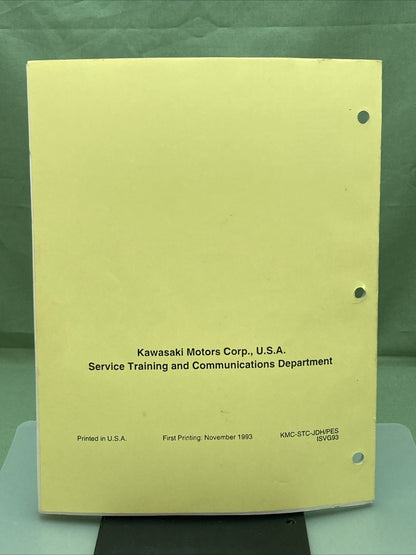 KAWASAKI KMC-STC-JDH/PESISVG93 TROUBLESHOOTING IGNITION SYSTEMS VIDEO GUIDE