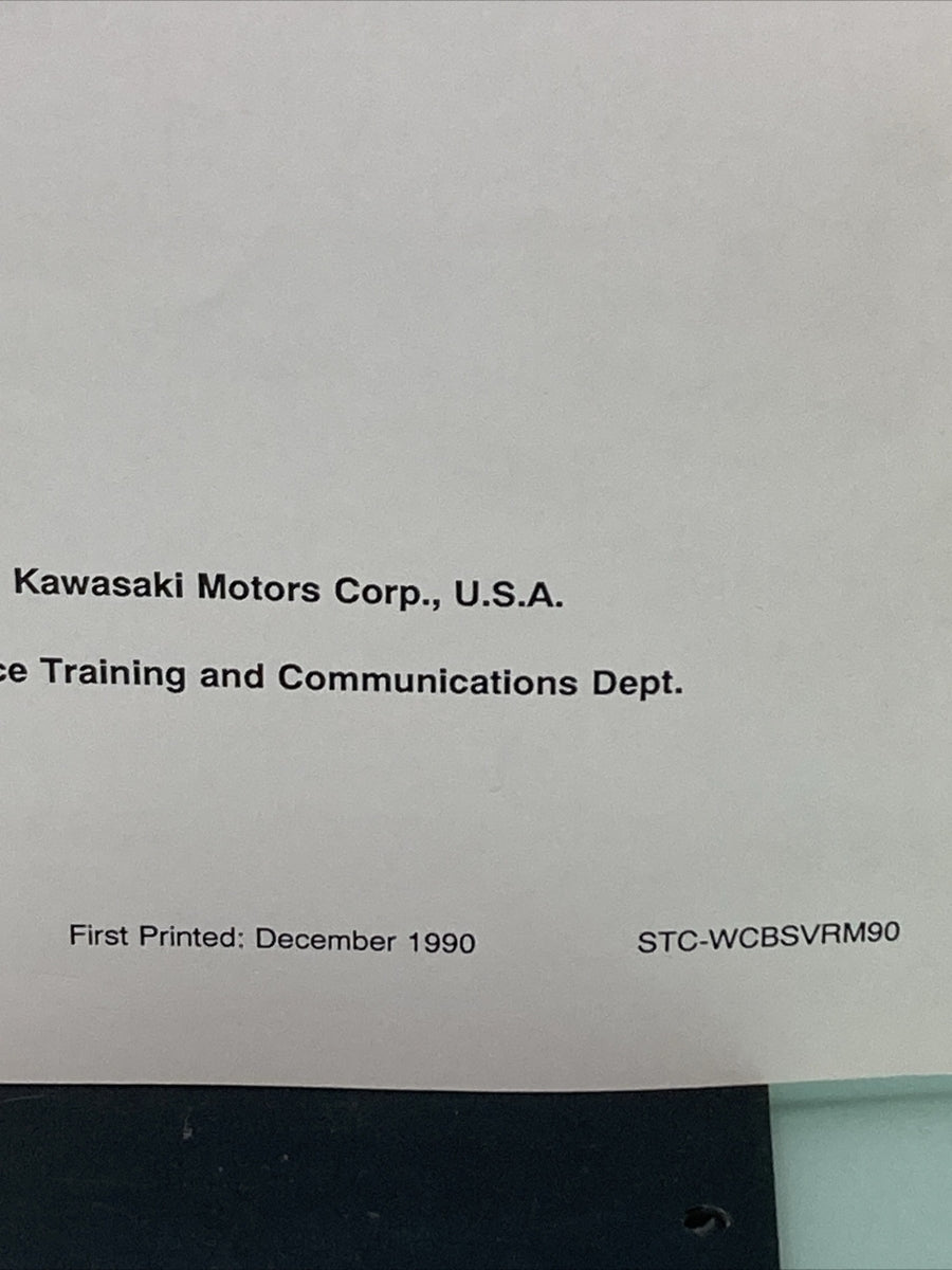 GENUINE KAWASAKI STC-WCBSVRM90 WTRCRFT COOLING AND BILGE SYSTEMS VIDEO REF MANL