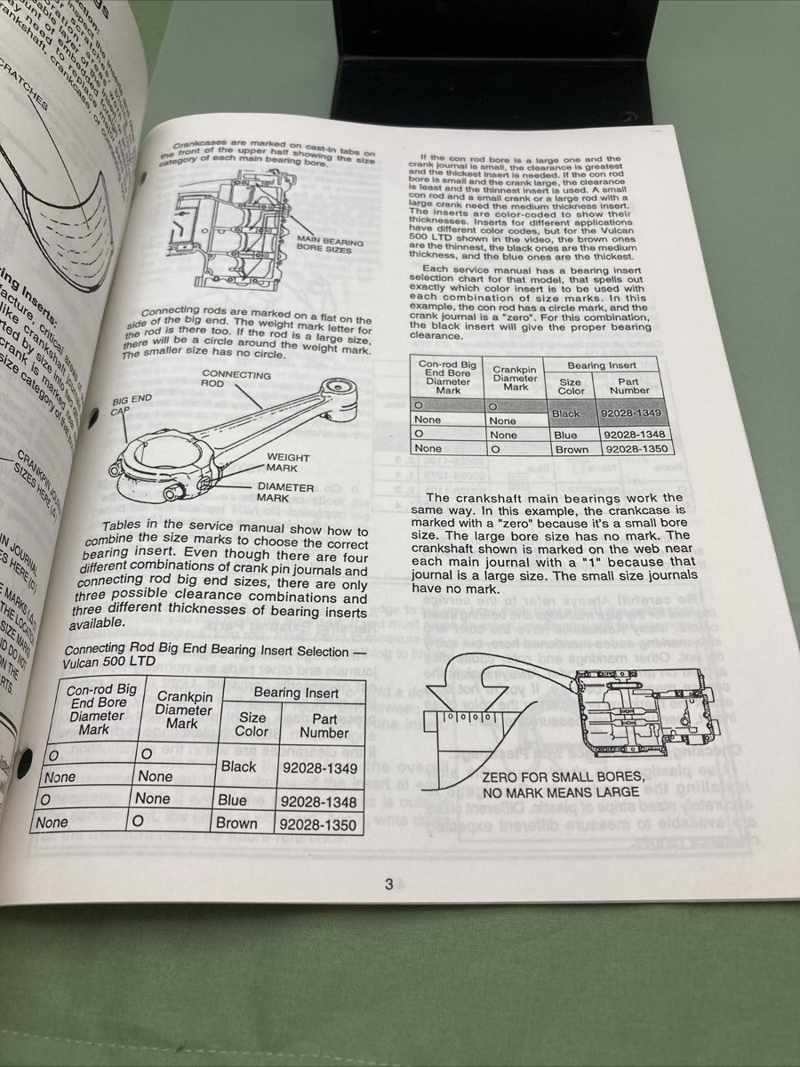 KAWASAKI STC-BRNG96-RSJ/DC SERVICING AND SELECTING PLAIN BEARINGS VID REF MANL