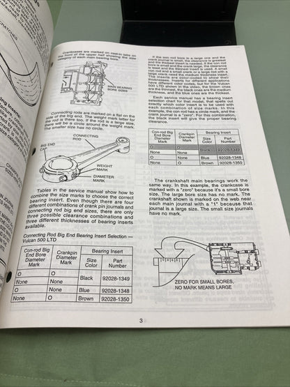 KAWASAKI STC-BRNG96-RSJ/DC SERVICING AND SELECTING PLAIN BEARINGS VID REF MANL