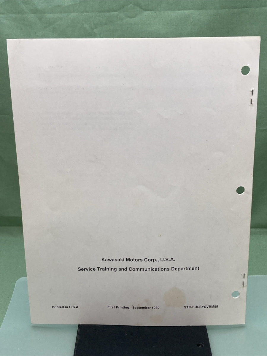 GENUINE KAWASAKI STC-FULSYSVRM89 WATERCRAFT FUEL SYSTEMS VIDEO REFERENCE MANUAL