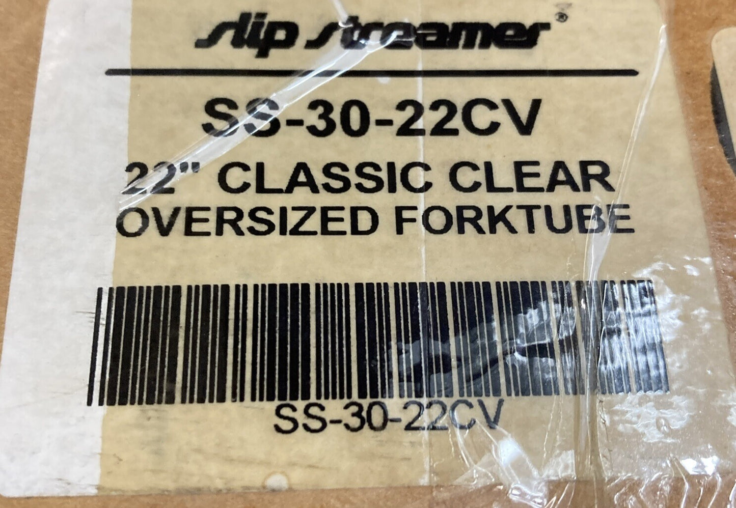 NEW SLIPSTREAMER SS-30-22CV 22" CLASSIC CLEAR OVERSIZED FORKTUBE