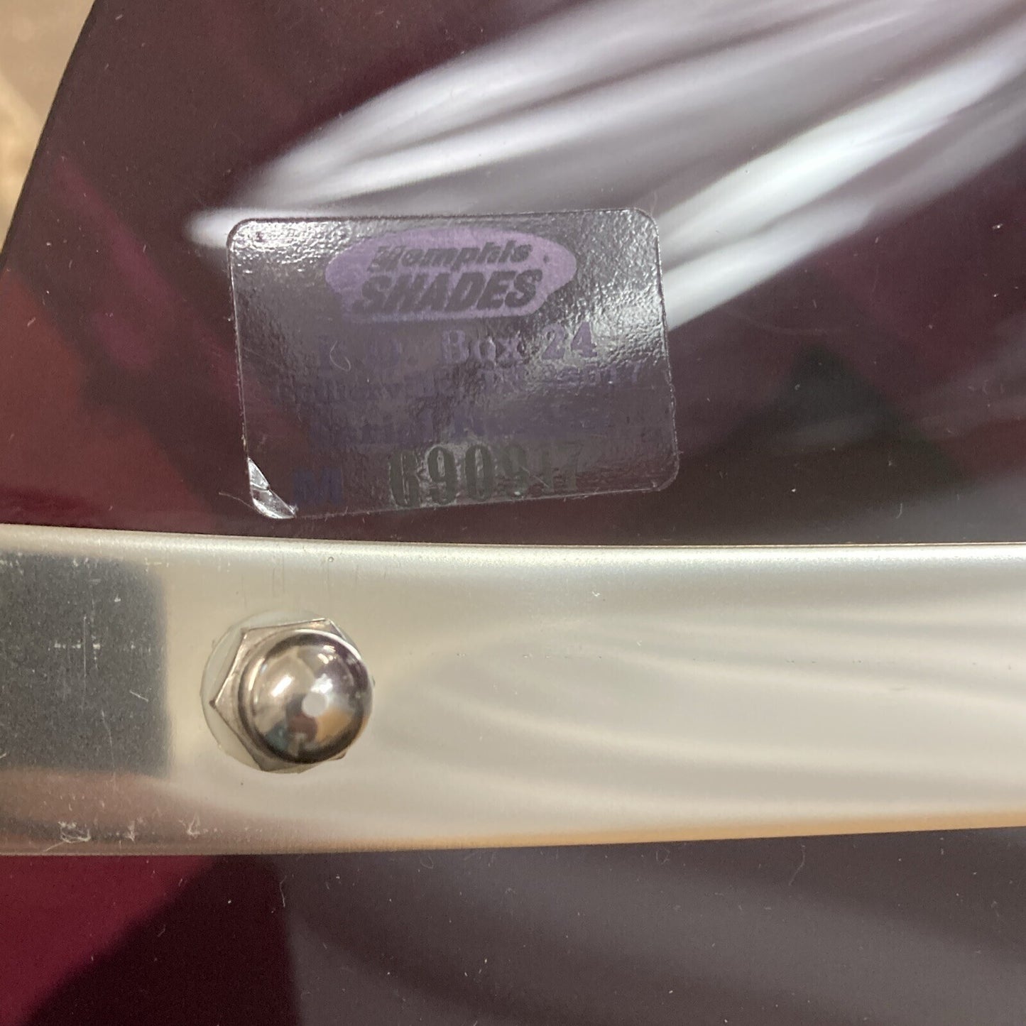 NEW MEMPHIS SHADES MEM3314 FATS 19" PURPLE 7" HEADLIGHT
