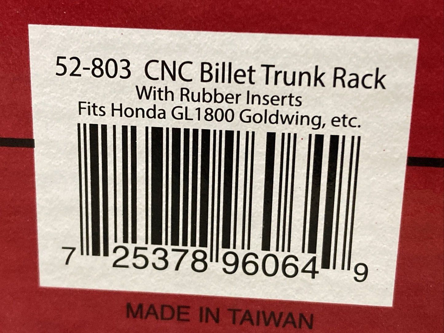 NEW SHOW CHROME 52-803 LOW PROFILE CONTOUR TRUNK RACK GOLDWING GL1800