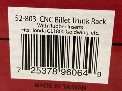 NEW SHOW CHROME 52-803 LOW PROFILE CONTOUR TRUNK RACK GOLDWING GL1800