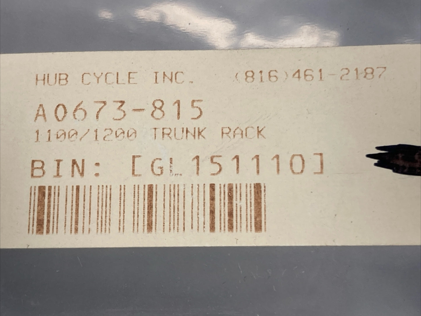 NEW Add On Accessories 673-815 Chrome Trunk Luggage Rack GOLDWING GL1100/1200