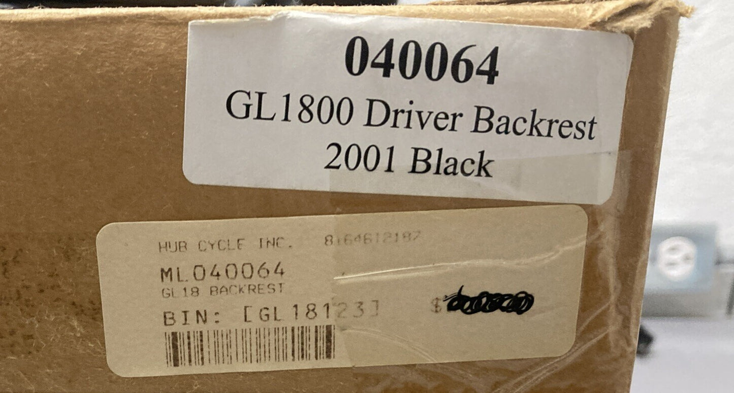 NEW MARKLAND 040064 Backrest, driver GL1800 BLACK