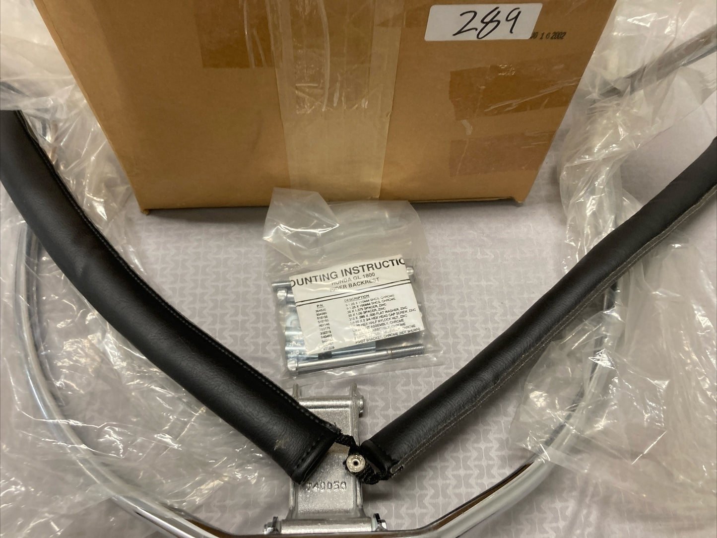 NEW MARKLAND 040064 Backrest, driver GL1800 BLACK