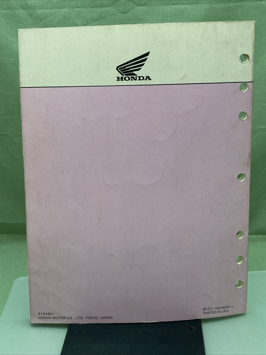 GENUINE HONDA 61KAB01 CH250/ELITE 250 SERVICE MANUAL '89-'90