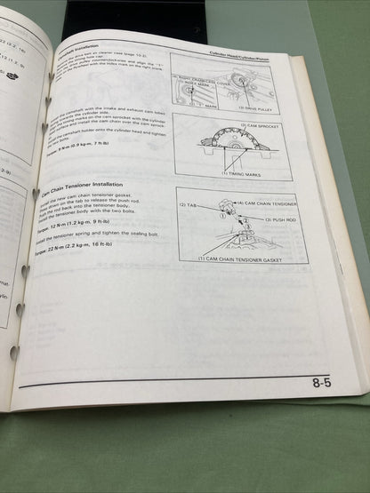GENUINE HONDA 61KAB01 CH250/ELITE 250 SERVICE MANUAL '89-'90