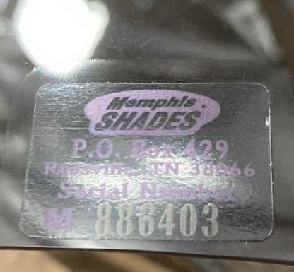 NEW MEMPHIS SHADES MEP8211 BAGGER 11" FLTR 98-03 WINDSHIELD GRADIENT BLACK