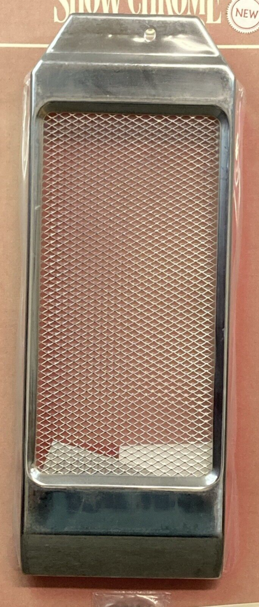 NEW SHOW CHROME 53-418 CHROME STEEL MESH RADIATOR GRILLE