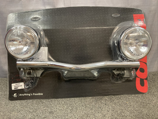 NEW COBRA 04-0327 STEEL LIGHT BAR BULLET STYLE CHROME PLATED SUZUKI C50 2007-09