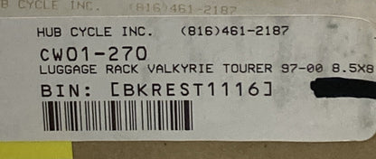 NEW GENUINE CUSTOM WORLD 01-270 LUGGAGE RACK FOR VALKRIE TOURER 97-00