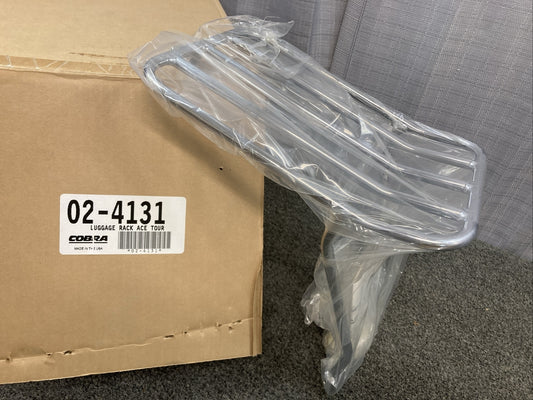 NEW COBRA 02-4131 CHROME LUGGAGE RACK HONDA SHADOW ACE TOUR