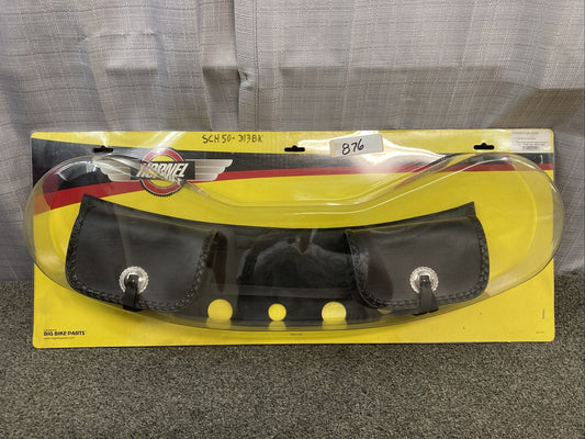 NEW HOPNEL H50-313BK WINDSHIELD DUAL POUCH HONDA SHADOW VT1100 ACE TOUR 95-01