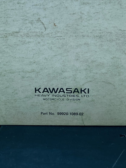 GENUINE KAWASAKI 99920-1089-02 KX125 OWNER'S/SERVICE MANUAL