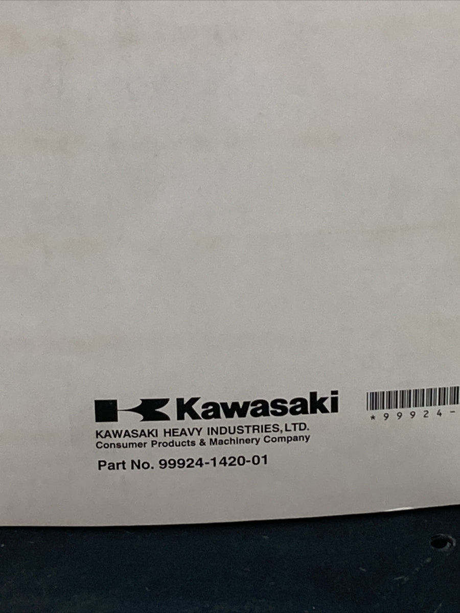 GENUINE KAWASAKI 99924-1420-01 STX JET SKI WATERCRAFT SERVICE MANUAL