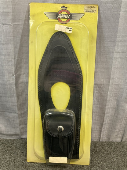NEW HOPNEL H50-211BK SIGNATURE TUXEDO TIE, BRAIDED GAS TANK DIVIDER WI/ POUCH