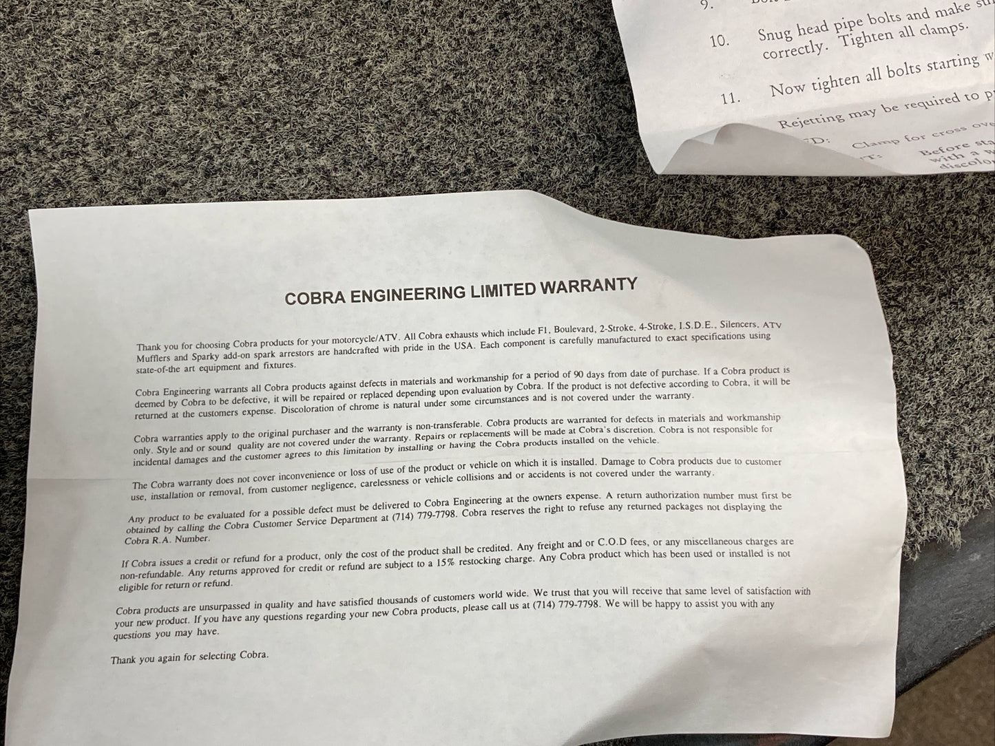 NEW COBRA 3163 BOULEVARD EXHAUST FOR SUZUKI INTRUDER 750/800 '90-93, 1400 '87-93