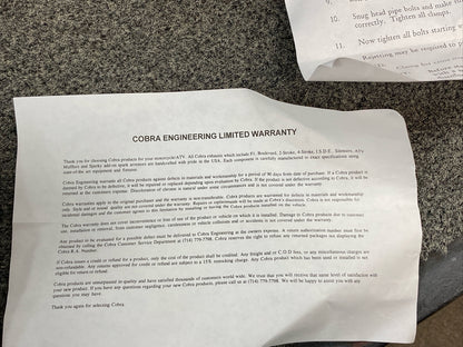 NEW COBRA 3163 BOULEVARD EXHAUST FOR SUZUKI INTRUDER 750/800 '90-93, 1400 '87-93