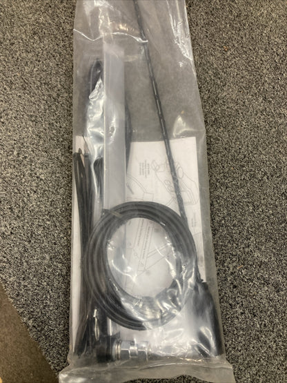 NEW J&M LPCBA-400 LICENSE PLATE MOUNT CB ANTENNA KIT, 4 FT. STAFF