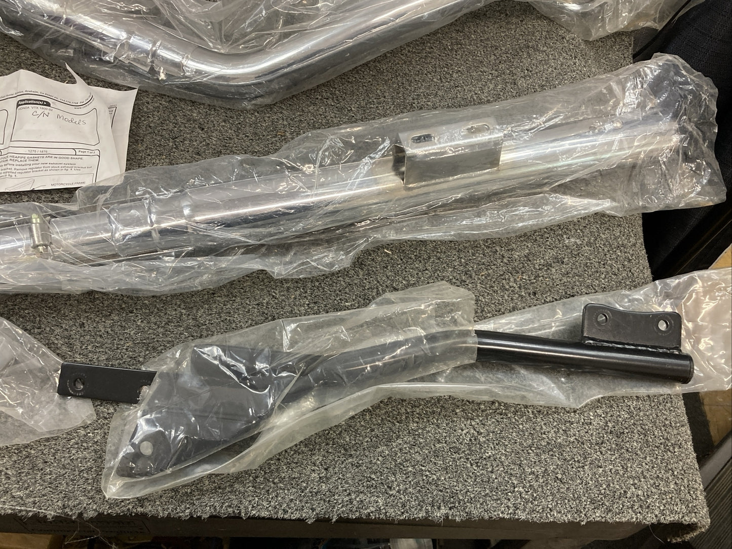 NEW COBRA 1875 EXHAUST KIT FOR HONDA VTX 1800, INCOMPLETE KIT